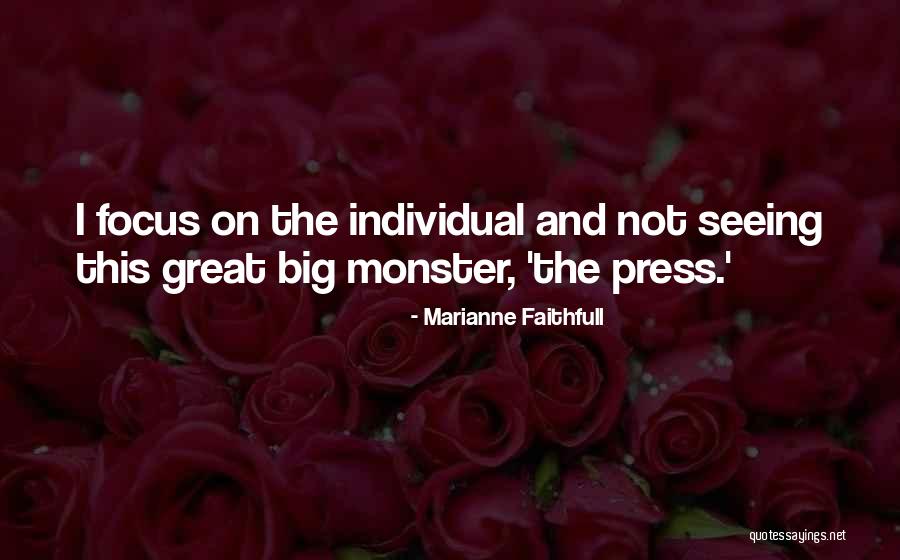 Purveyor Fallout Quotes By Marianne Faithfull