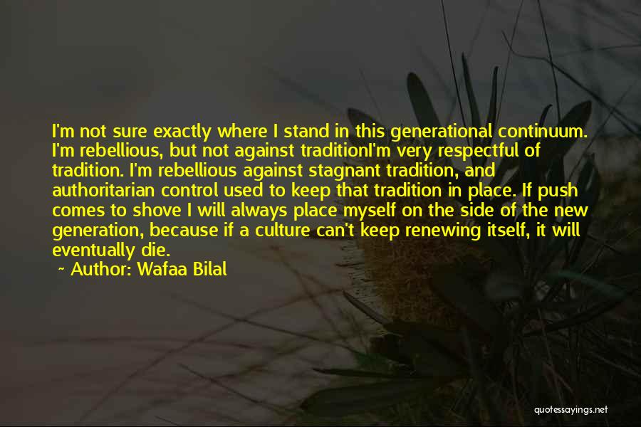 Push And Shove Quotes By Wafaa Bilal