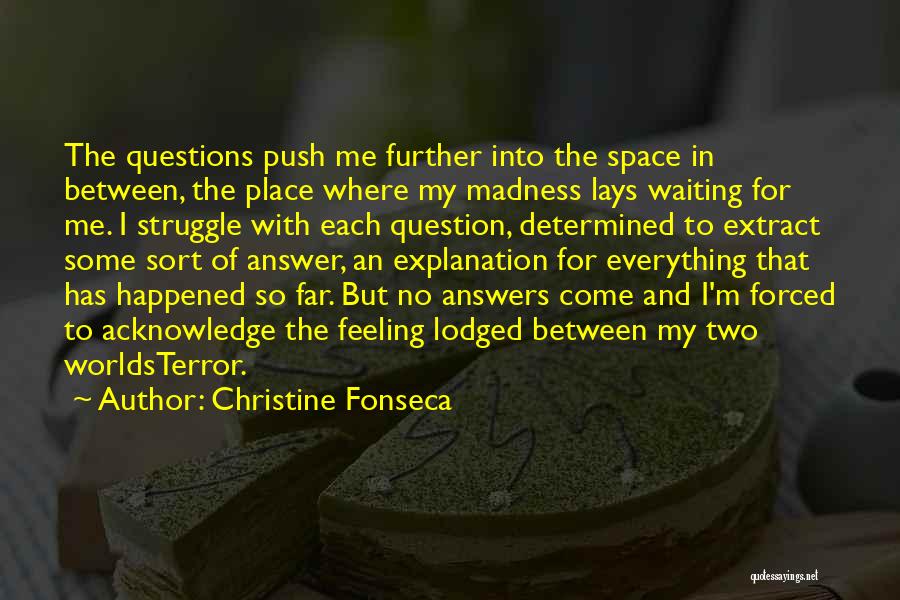 Push Further Quotes By Christine Fonseca