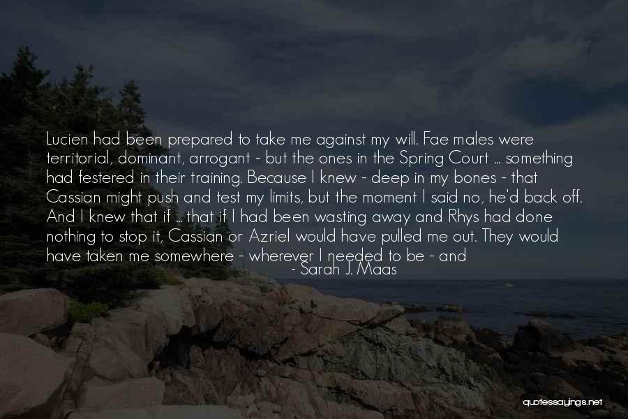 Push Me To My Limits Quotes By Sarah J. Maas Push Me To My Limits Quotes By Sarah J. Maas
