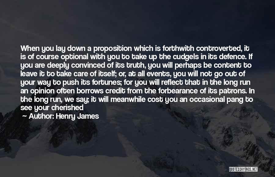 Push You Down Quotes By Henry James