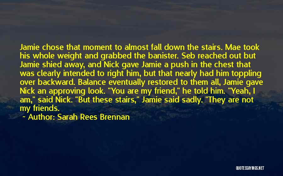 Push You Down Quotes By Sarah Rees Brennan