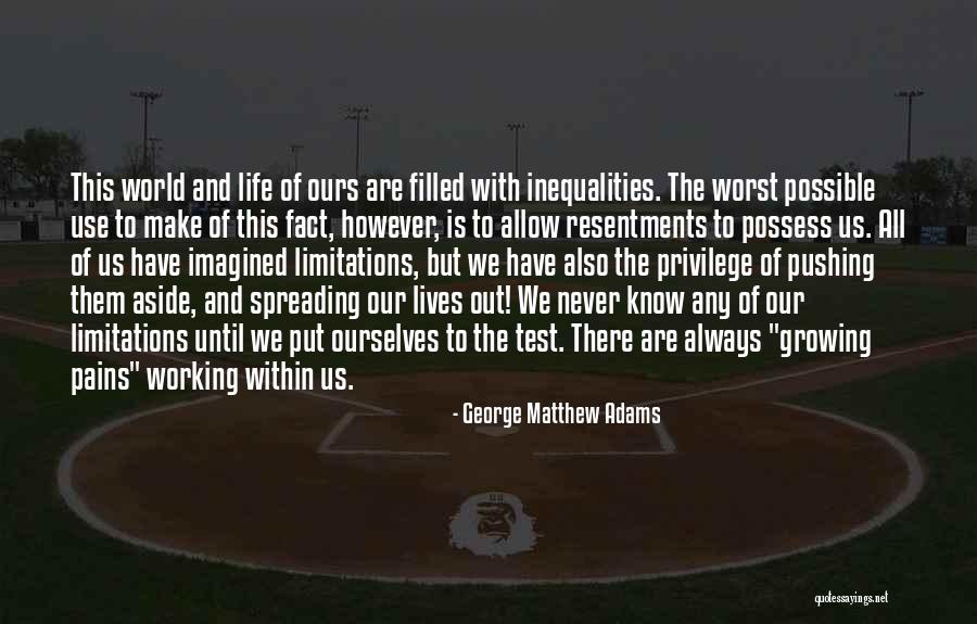 Pushing Past The Pain Quotes By George Matthew Adams Pushing Past The Pain Quotes By George Matthew Adams