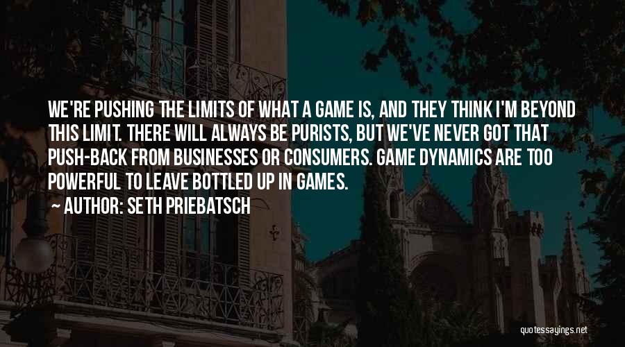 Pushing Past Your Limits Quotes By Seth Priebatsch