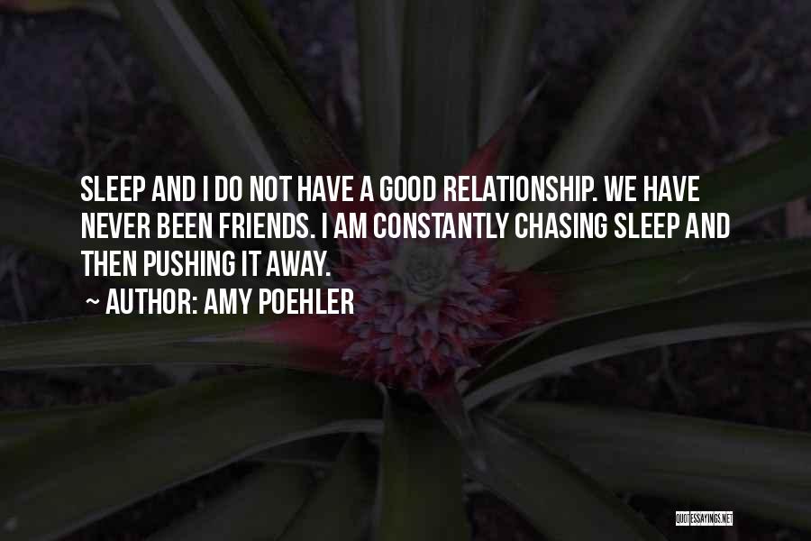 Pushing Your Friends Away Quotes By Amy Poehler
