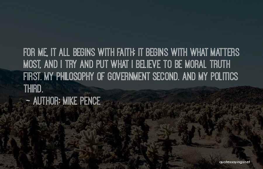 Put Me Second Quotes By Mike Pence