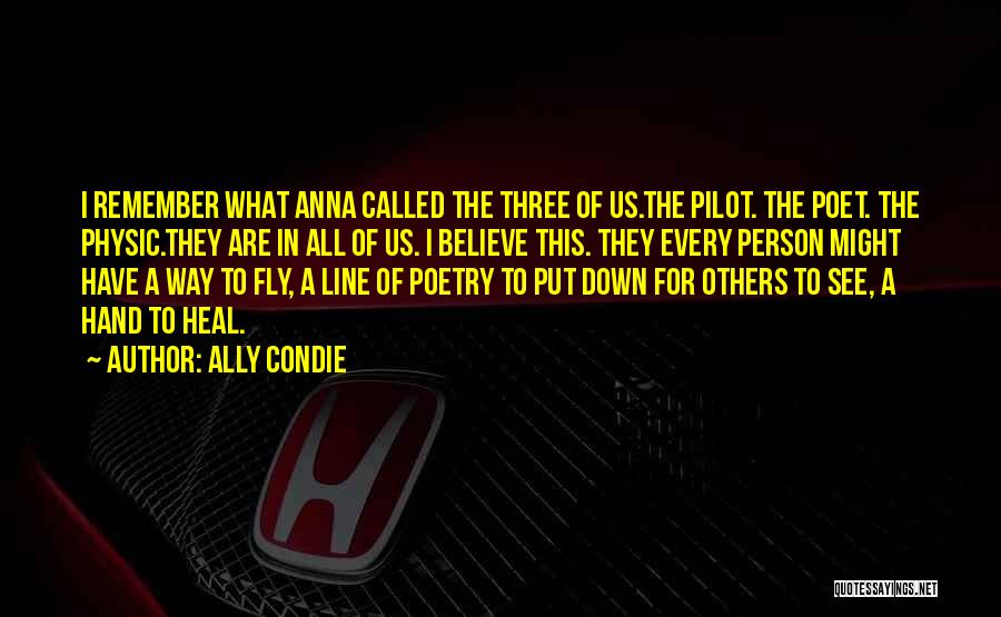 Put Others Down Quotes By Ally Condie