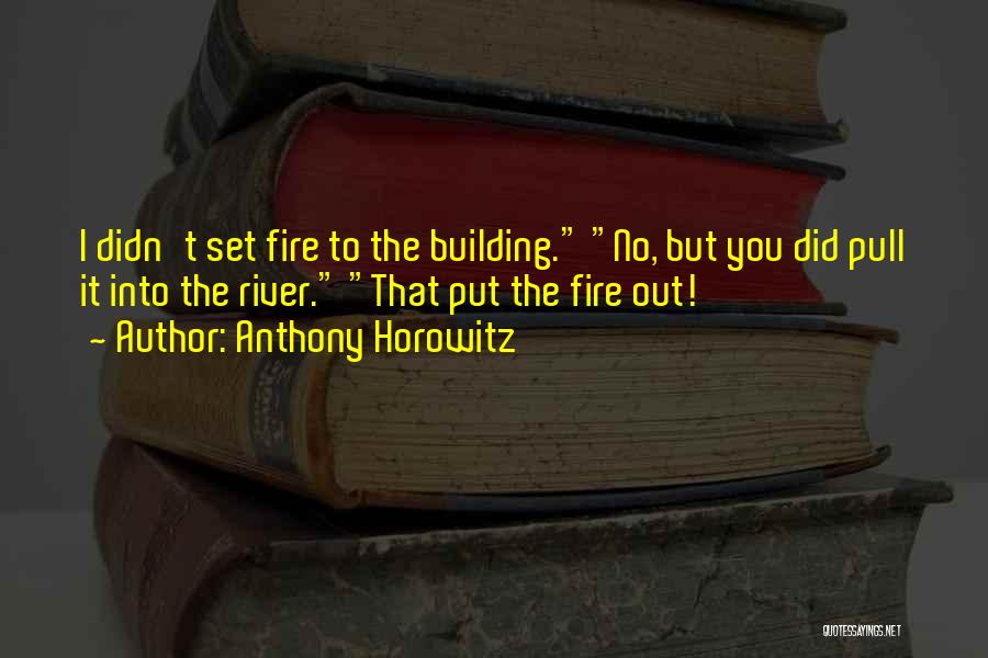 Put Out Fire Quotes By Anthony Horowitz