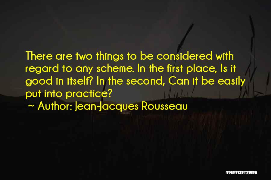 Put Things First Quotes By Jean-Jacques Rousseau
