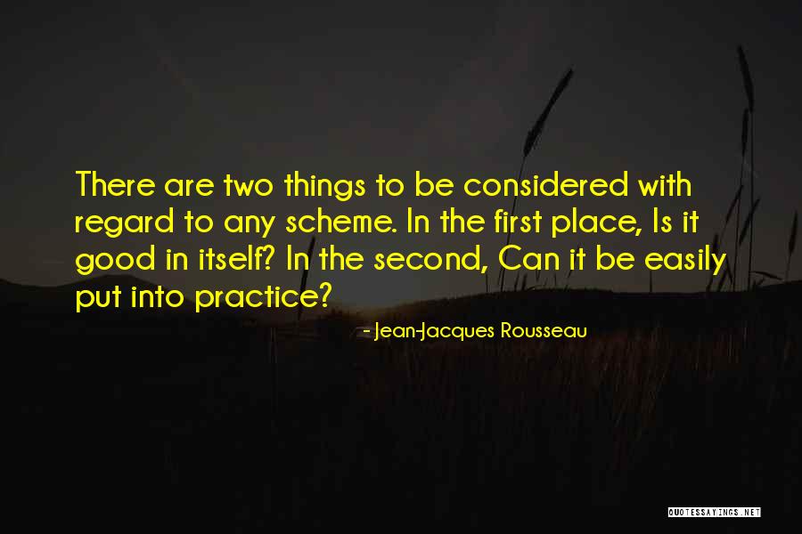 Put Things First Quotes By Jean-Jacques Rousseau