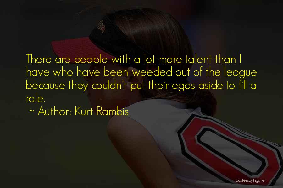 Put Your Ego Aside Quotes By Kurt Rambis