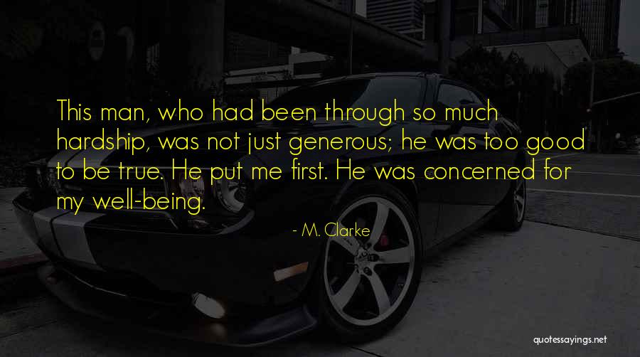 Put Your Man First Quotes By M. Clarke