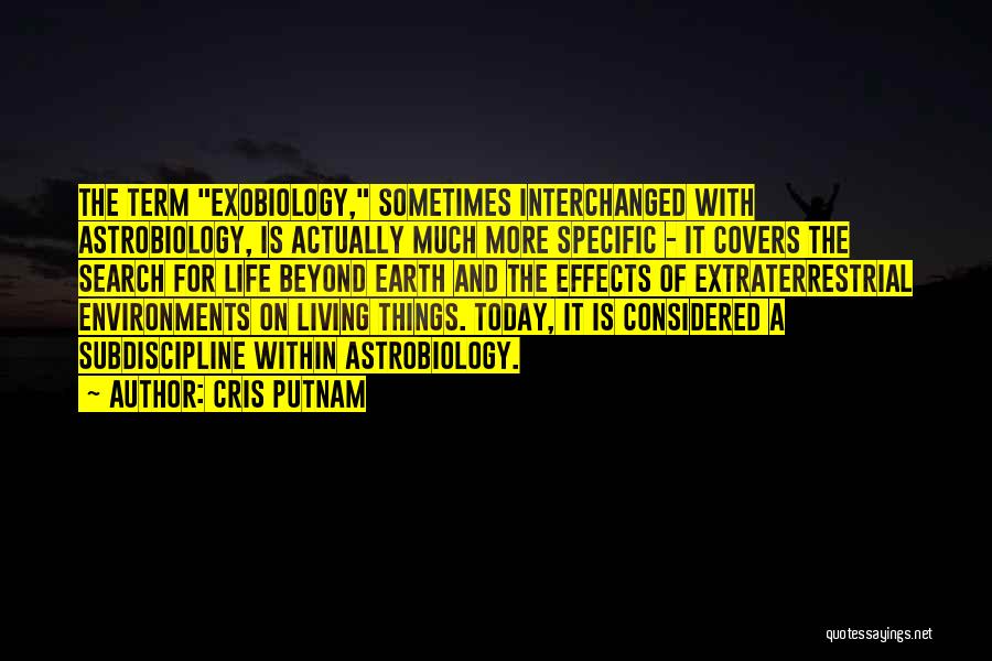 Putnam Quotes By Cris Putnam