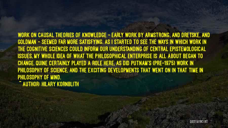 Putnam Quotes By Hilary Kornblith