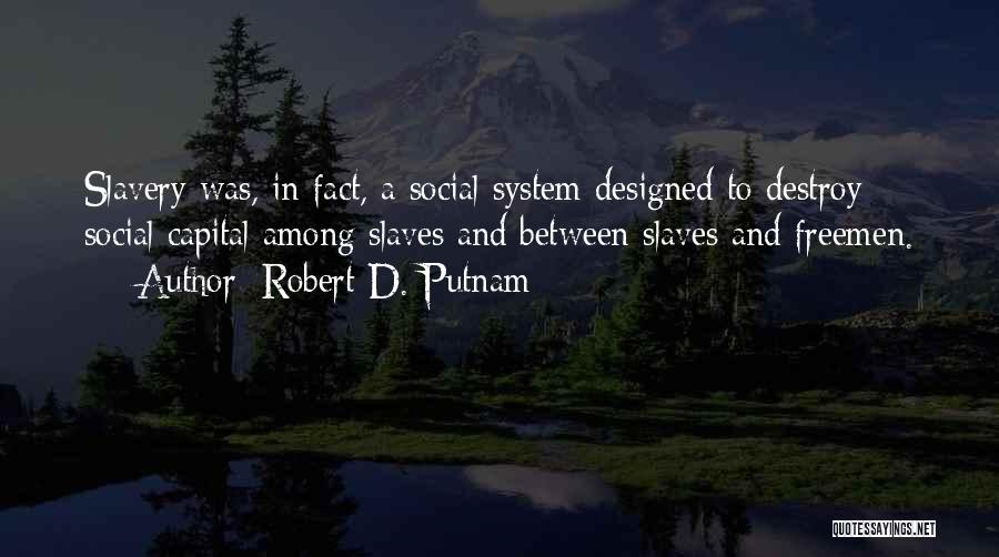 Putnam Social Capital Quotes By Robert D. Putnam