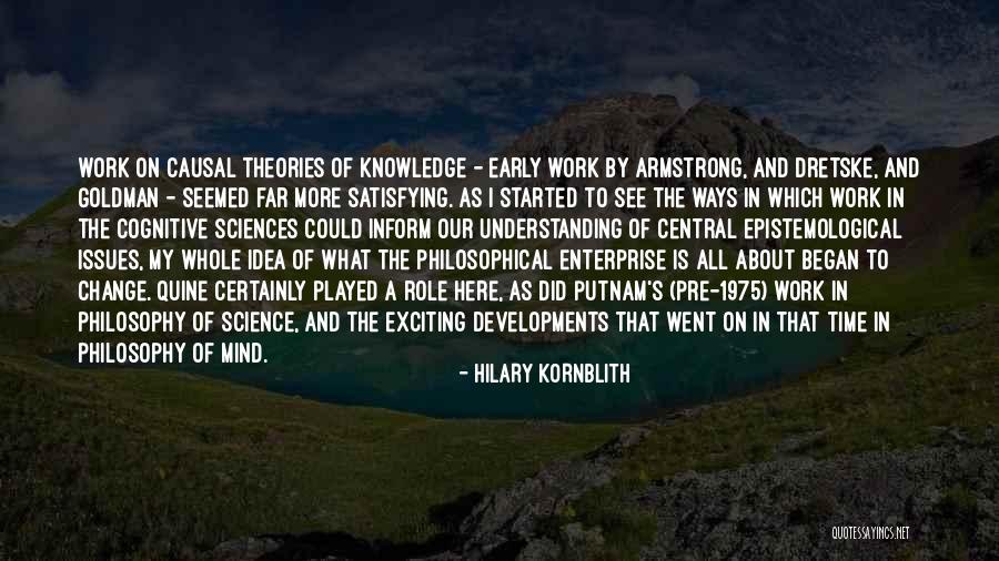 Putnam's Quotes By Hilary Kornblith Putnam's Quotes By Hilary Kornblith