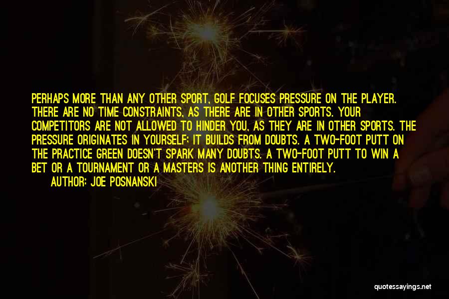 Putt Putt Golf Quotes By Joe Posnanski