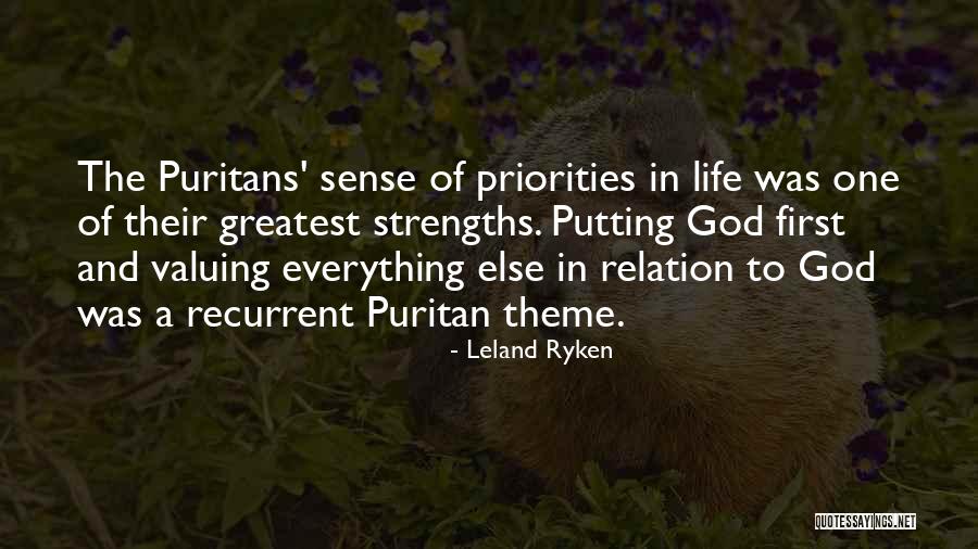 Putting God First In Your Life Quotes By Leland Ryken Putting God First In Your Life Quotes By Leland Ryken