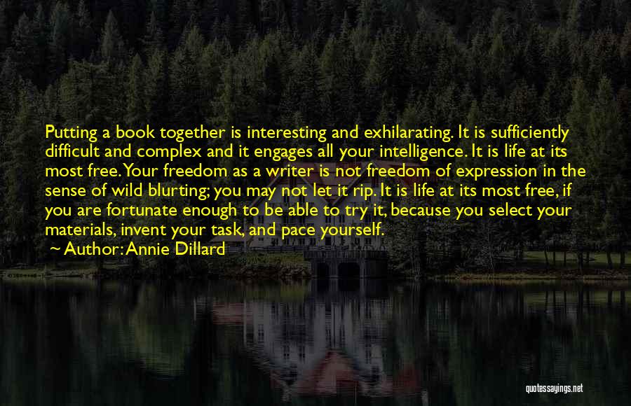 Putting It All Together Quotes By Annie Dillard