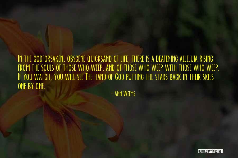 Putting Life In God's Hands Quotes By Ann Weems