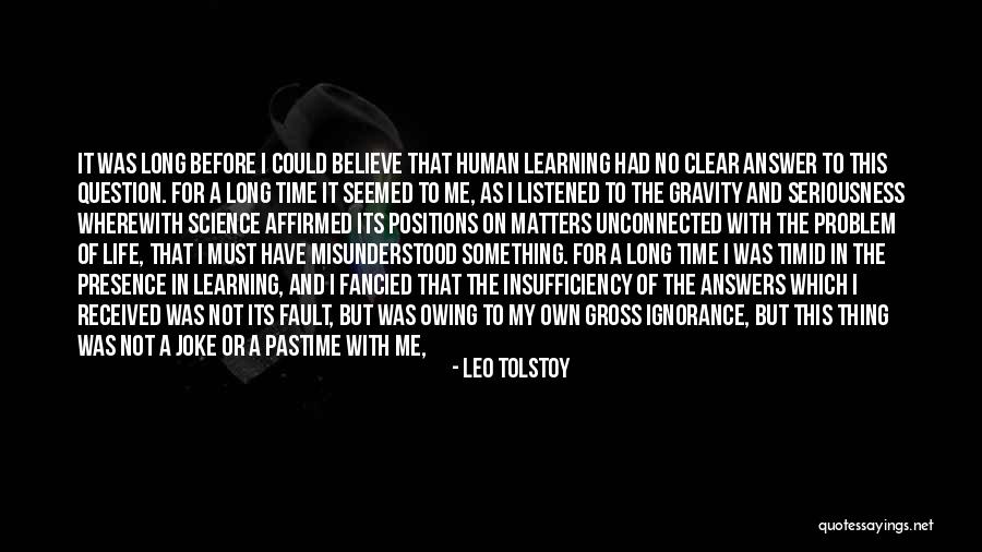 Putting My All Quotes By Leo Tolstoy