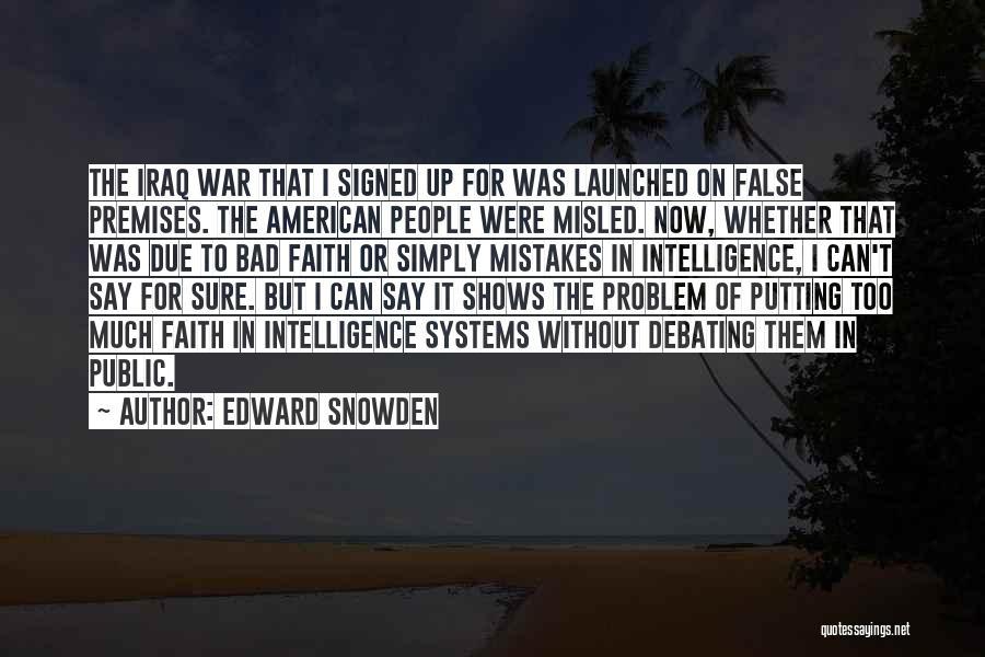 Putting My Faith In You Quotes By Edward Snowden