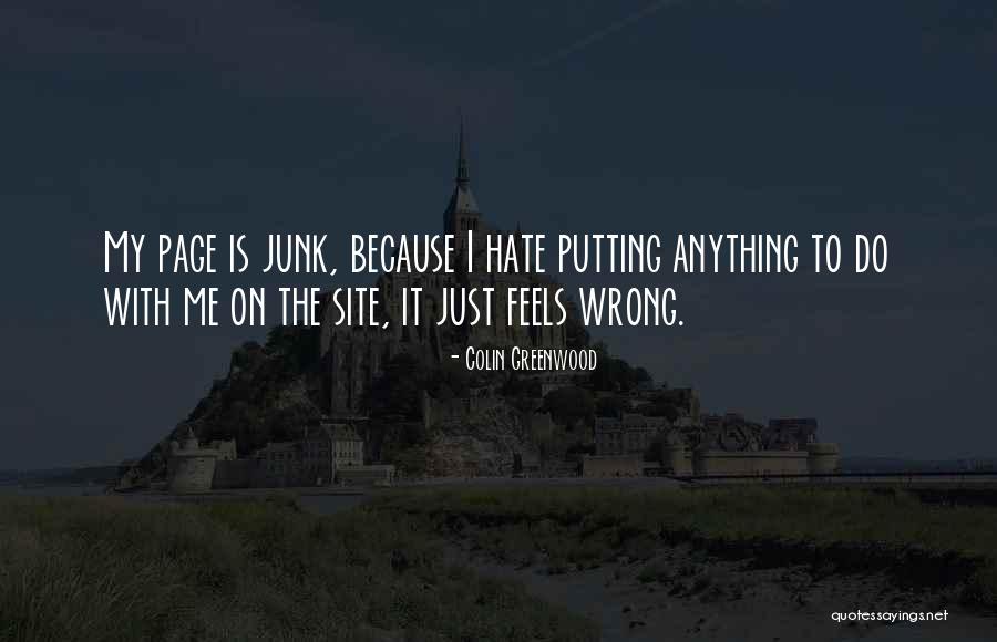 Putting On Quotes By Colin Greenwood Putting On Quotes By Colin Greenwood