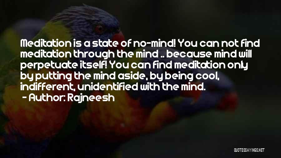 Putting Out Of Your Mind Quotes By Rajneesh