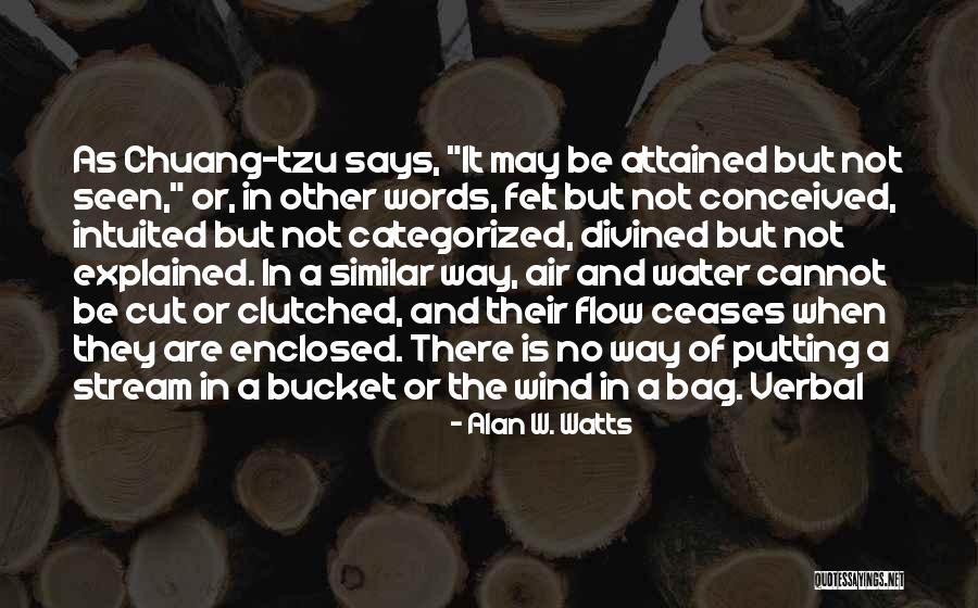 Putting What Someone Says In Quotes By Alan W. Watts Putting What Someone Says In Quotes By Alan W. Watts