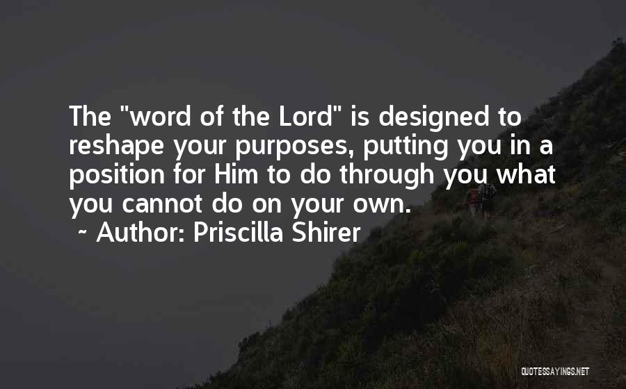 Putting Word In Quotes By Priscilla Shirer