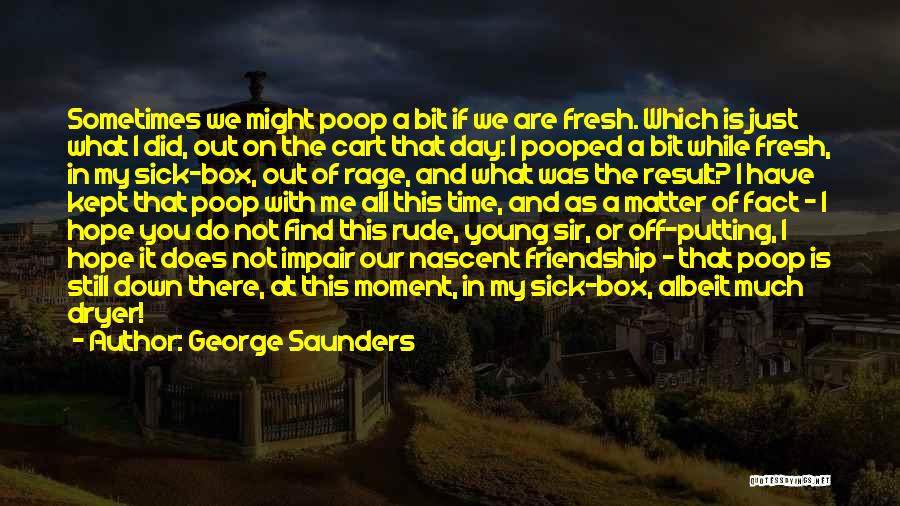 Putting You Down Quotes By George Saunders