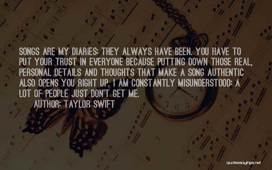 Putting You Down Quotes By Taylor Swift