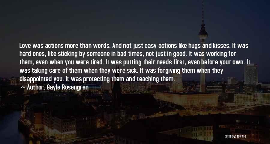 Putting Yourself First Before Others Quotes By Gayle Rosengren