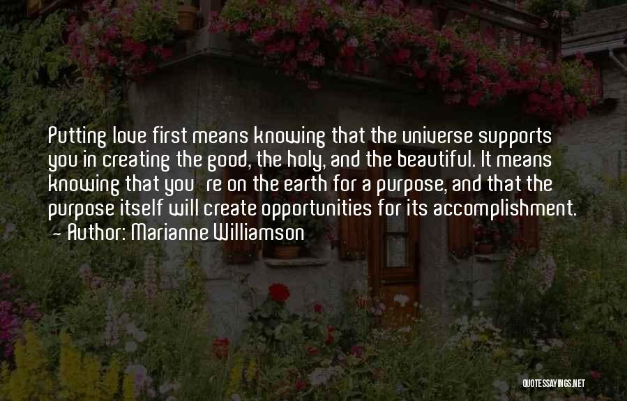 Putting Yourself First Quotes By Marianne Williamson