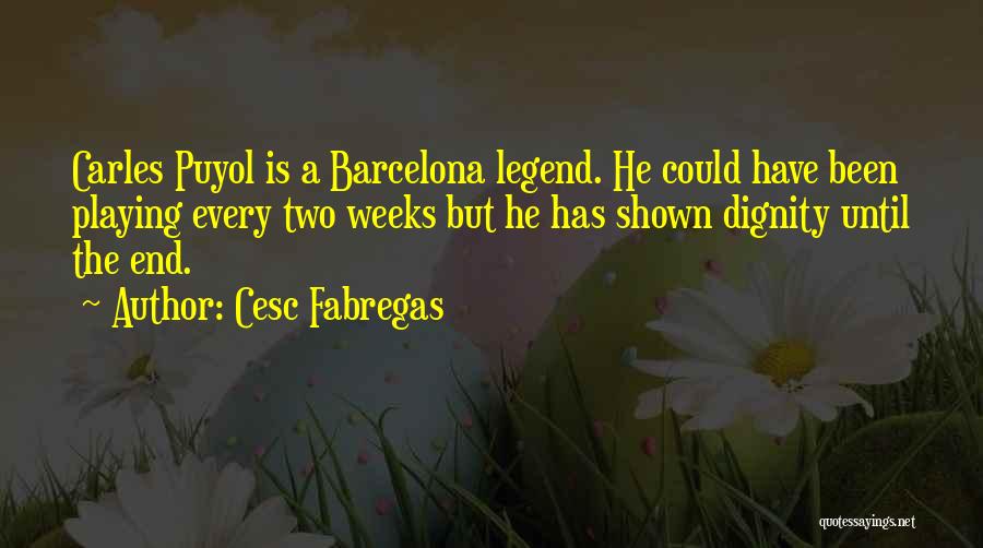 Puyol Quotes By Cesc Fabregas