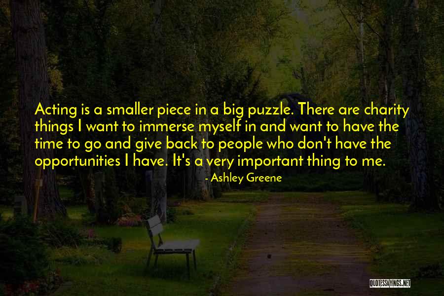 Puzzle Piece Quotes By Ashley Greene Puzzle Piece Quotes By Ashley Greene