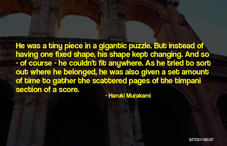 Puzzle Piece Quotes By Haruki Murakami Puzzle Piece Quotes By Haruki Murakami