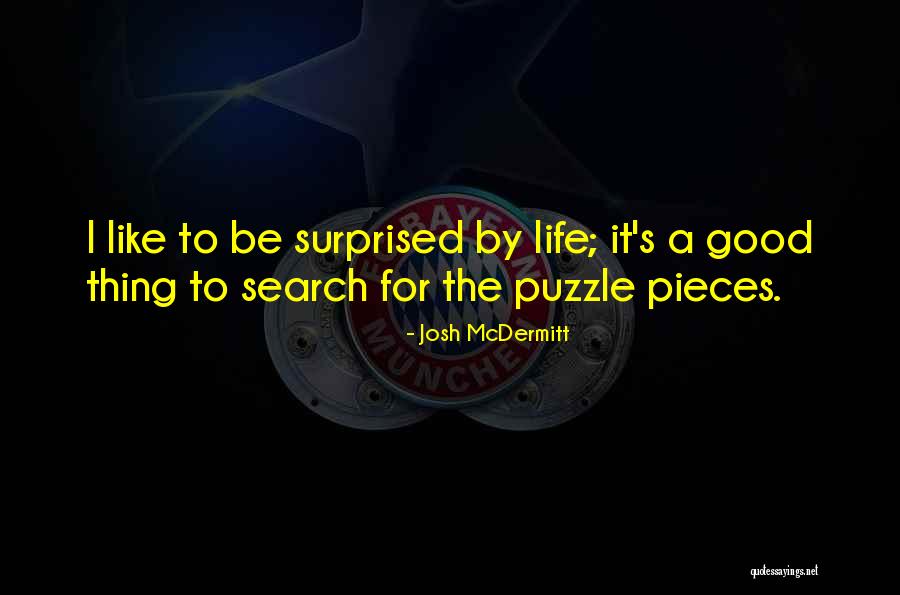 Puzzle Piece Quotes By Josh McDermitt