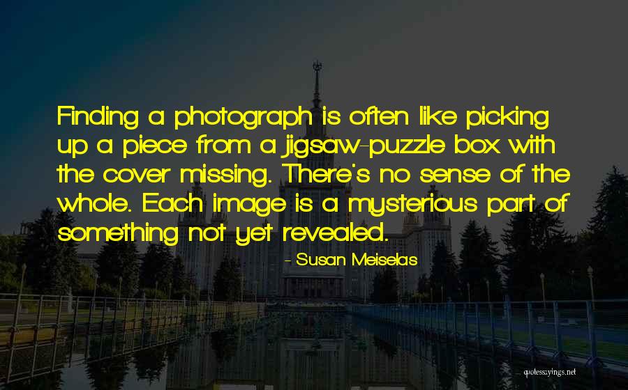 Puzzle Piece Quotes By Susan Meiselas Puzzle Piece Quotes By Susan Meiselas