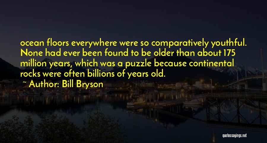 Puzzle Quotes By Bill Bryson