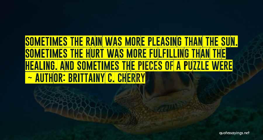 Puzzle Quotes By Brittainy C. Cherry