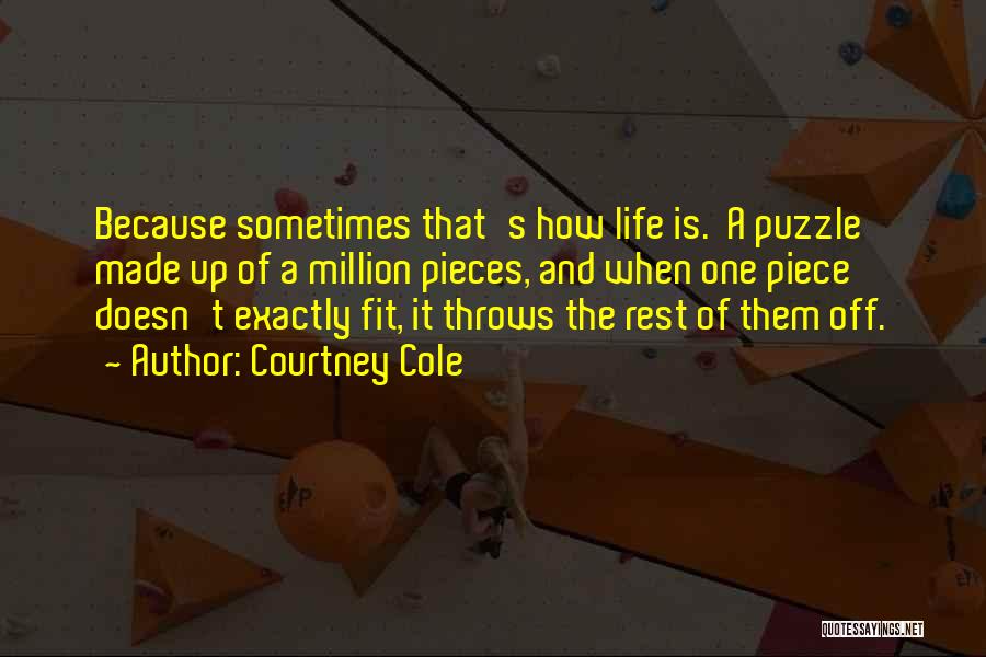 Puzzle Quotes By Courtney Cole