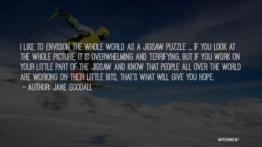 Puzzle Quotes By Jane Goodall