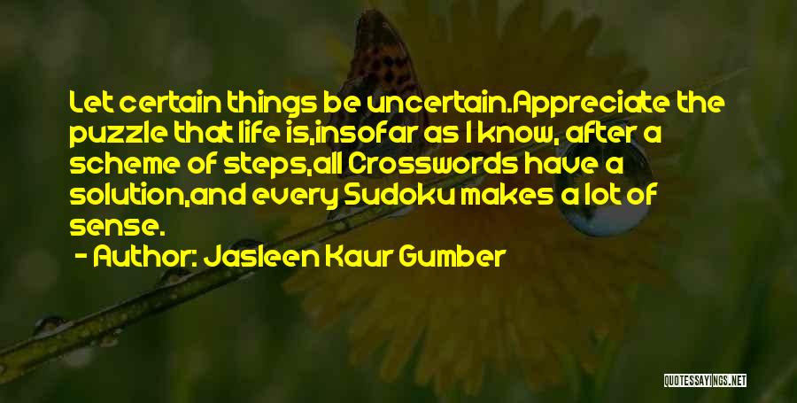 Puzzle Quotes By Jasleen Kaur Gumber