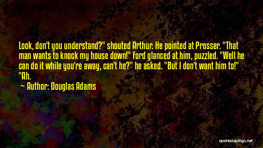 Puzzled Quotes By Douglas Adams