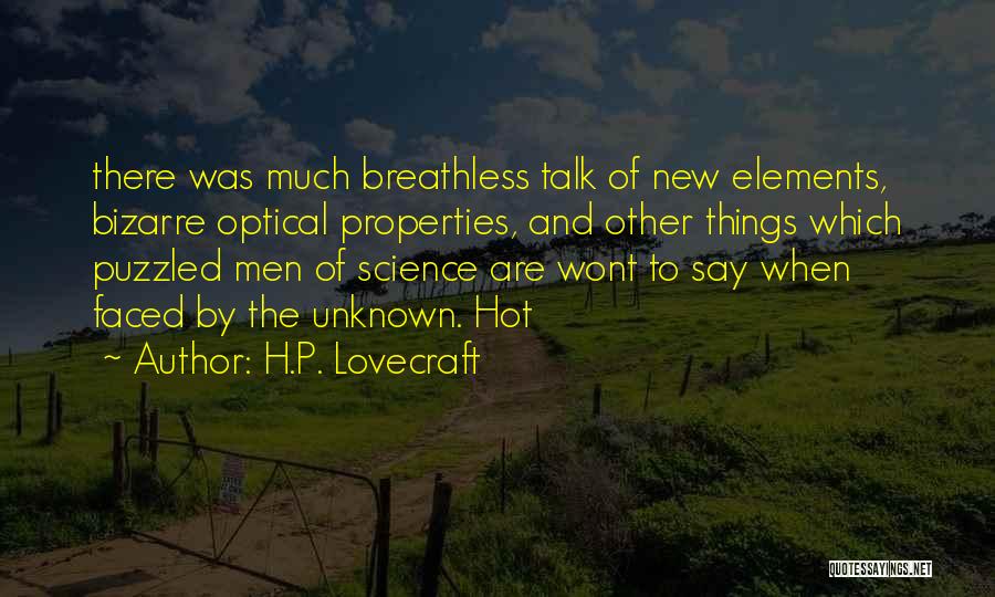 Puzzled Quotes By H.P. Lovecraft