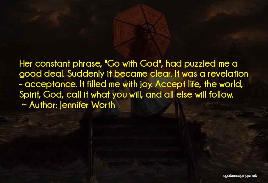 Puzzled Quotes By Jennifer Worth