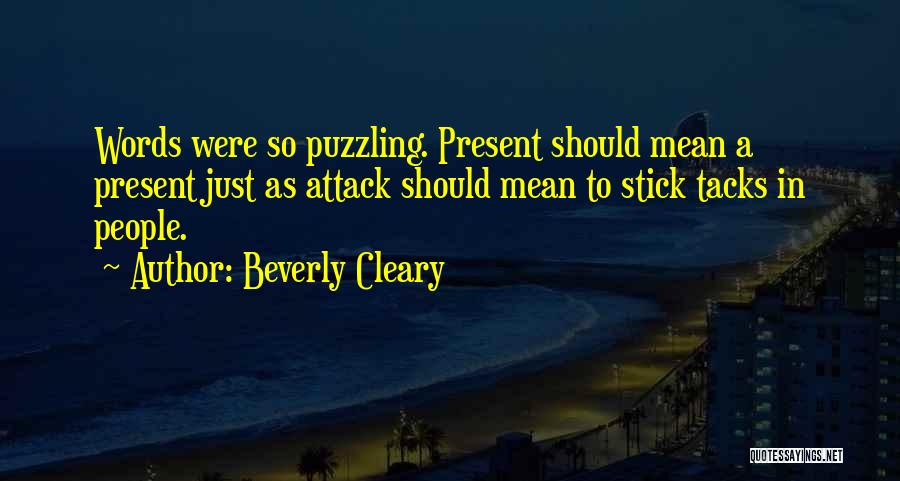 Puzzling Quotes By Beverly Cleary