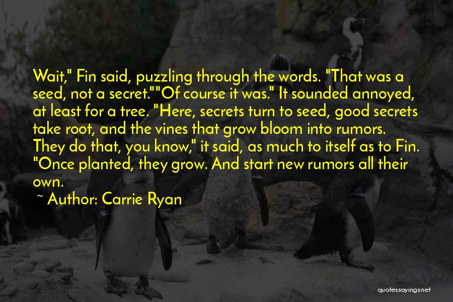 Puzzling Quotes By Carrie Ryan