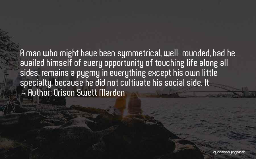 Pygmy Quotes By Orison Swett Marden